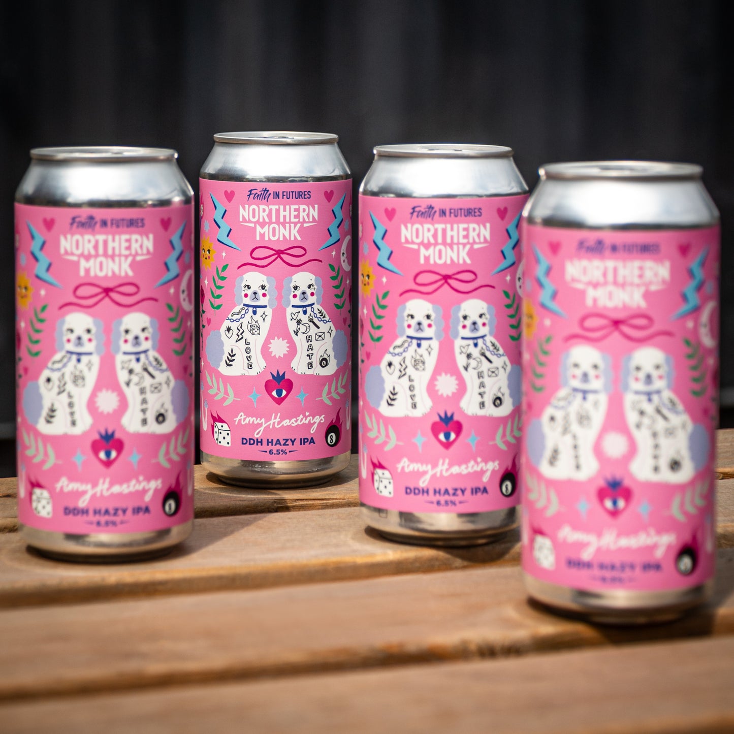 4 x AMY HASTINGS // FAITH IN FUTURES // DDH HAZY IPA // 6.5%